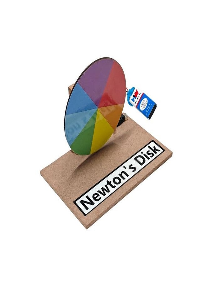 ESPtronics مجموعة أدوات مشروع علمي للأطفال من إي إس بترونيكس، نموذج عملي جاهز للاستخدام لقرص نيوتن ذي الألوان السبعة، لتجربة فيزيائية. - Image 5